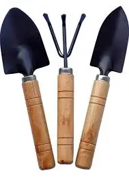 Garden Tool Set – Powerful 3-Piece Wooden Handle Kit